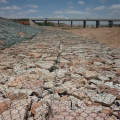 Gabion -Verteidigung Stützmauer Sechseckel Drahtgitter verzinkt